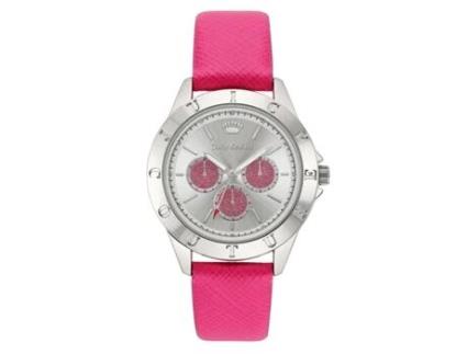 Relógio JUICY COUTURE Mulher (Pele Vegan - Prateado e Rosa)