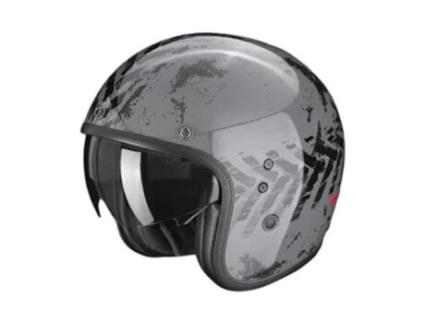 Capacete de motocicleta jet Scorpion Belfast Evo Nevada ECE 22-06