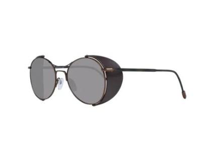 Óculos de Sol ZEGNA COUTURE STF ZC0022 52 37J Titanium Metal Homem (Castanho)