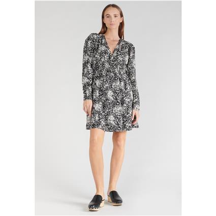Le Temps Des Cerises Vestido curto estampado, decote em V