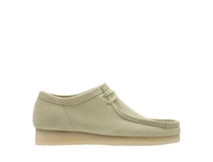 Sapatos CLARKS Wallabee Maple Suede (Bege - EU-44)