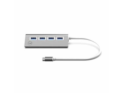 Hub MOBILITY LAB Ml311821 (4 Portas - USB - Prateado)