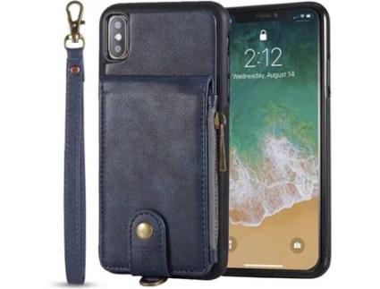 Capa iPhone X, XS WISETONY Ouqihan-74 Azul