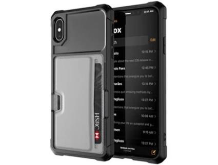 Capa iPhone XR WISETONY Ricoonline-178 Cinza