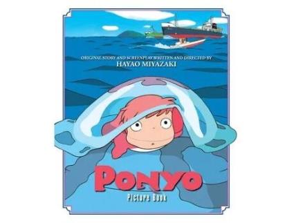 Livro ponyo picture book de hayao miyazaki (inglês)