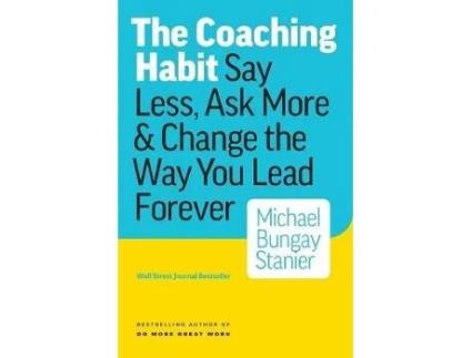 Livro coaching habit de bungay michael stainer (inglês)