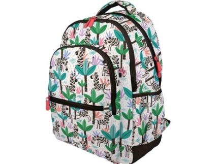 Mochila Escolar GRAFOPLAS Free Life Zebra Multicolor 45 x 33 x 22,5 cm