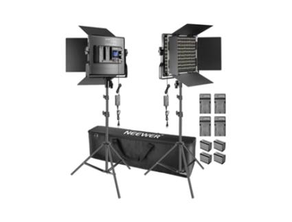 Softbox NEEWER Iluminadores Led Cri 97+ 3200 a 5600K com Baterias Incluídas