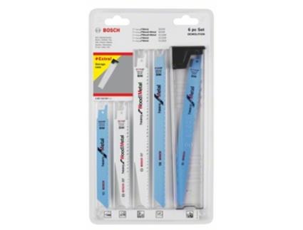 Conjunto de 6 Lâminas de Serra BOSCH Sabre Demolição
