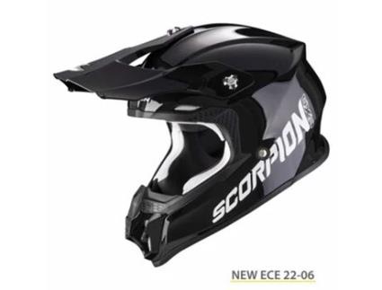 Capacete de motocicleta Scorpion VX-16 Evo Air Solid ECE 22-06