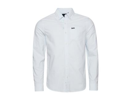 Camisa para Homem SUPERDRY (3XL - Azul)