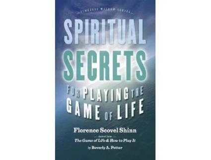 Livro spiritual secrets for playing the game of life de florence scovel shinn (inglês)