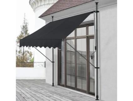 Toldo PRO.TEC (200 x 120 x 200-300 cm - Aço)