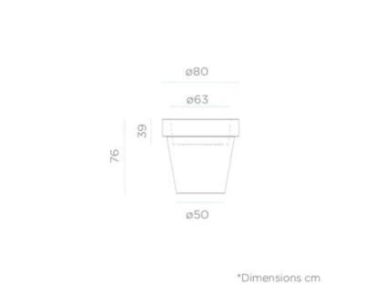 Vaso Decorativo JDNMGN080ZXNLNW (80 x 76 cm - Bronze)