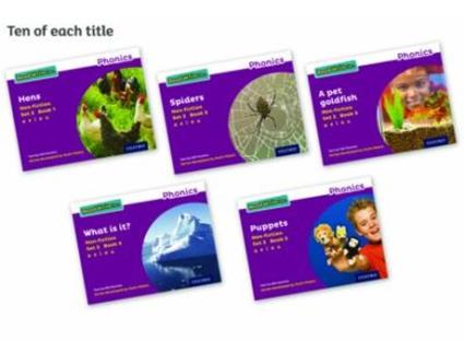 Livro read write inc. phonics: purple set 2 non-fiction pack of 50 de gill munton (inglês)