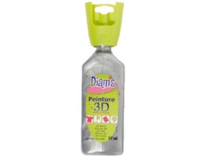 Tinta 3D DIAM'S 3D Multisuperficies 37 Ml Prata Perolada