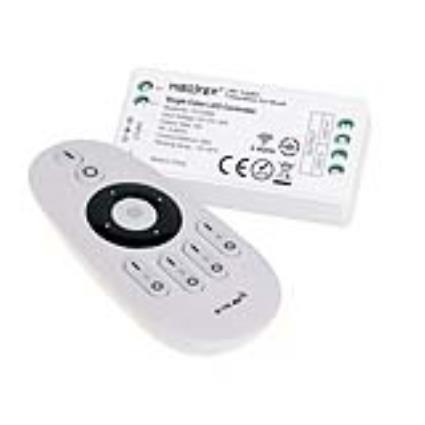 Controlador monocolor mini rf 4 zonas 12a + comando