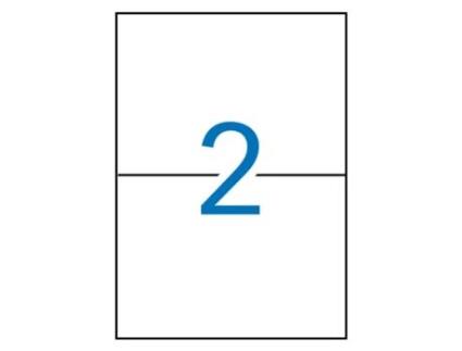 Etiquetas Adesivo Permanente A4 Reto 10 Folhas APLI (Branco - 210 X 148 mm)