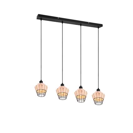 Trio Lighting Candeeiro de teto Borka, TRIO Lighting