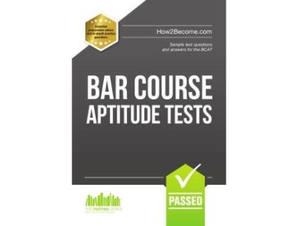 Livro bar course aptitude tests: sample test questions and answers for the bcat de richard mcmunn (inglês)