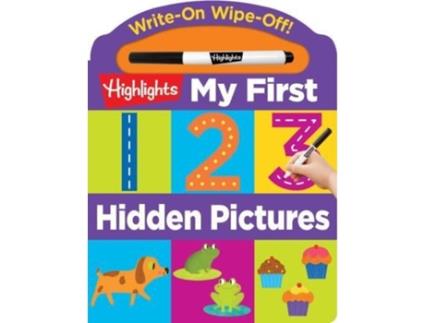 Livro write-on wipe-off: my first 123 hidden pictures de highlights (inglês)