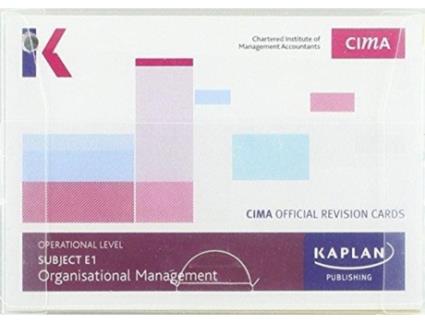 Livro e1 organisational management - revision cards de kaplan publishing (inglês)