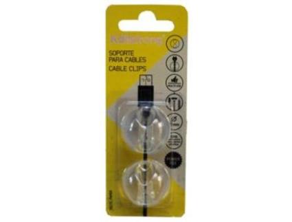 Soporte p/cable transparente blist-2