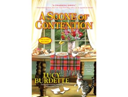 Livro a scone of contention de lucy burdette (inglês)