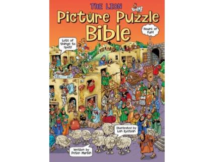 Livro the lion picture puzzle bible de peter martin (inglês)