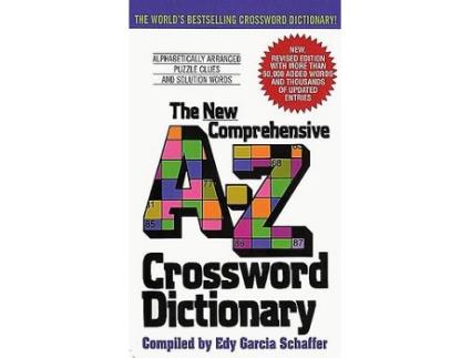 Livro new comprehensive a-z crossword dictionary de edy g schaffer (inglês)