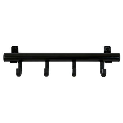 V-Part Cabide com 4 ganchos Techno 4 preto