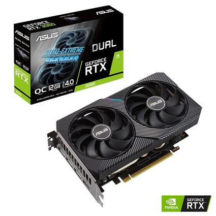 Placa Gráfica  Dual GeForce RTX 3060 12GB GDDR6 OC