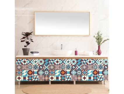 Autocolante AMBIANCE STICKER Furniture Decoration Adhesive  (50 x 60 cm -30 stickers 10x10cm)