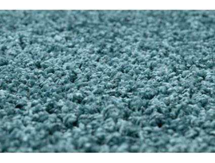 Tapete, Passadeira Soffi Shaggy 5cm Azul - Para Cozinha, Ante-Sala, Corredor