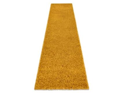 Tapete, Passadeira Soffi Shaggy 5cm Ouro - Para Cozinha, Ante-Sala, Corredor
