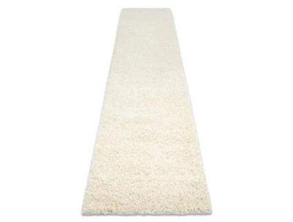 Tapete, Passadeira Soffi Shaggy 5cm Creme - Para Cozinha, Ante-Sala, Corredor
