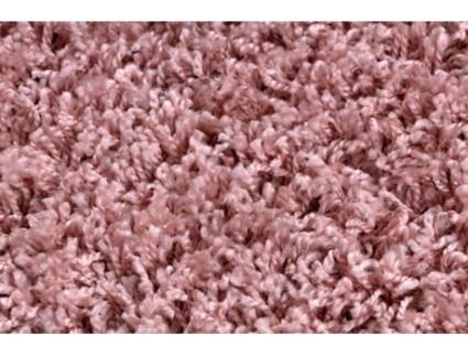 Tapete, Passadeira Soffi Shaggy 5cm Rosa - Para Cozinha, Ante-Sala, Corredor