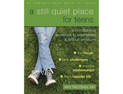 Livro a still quiet place for teens de amy saltzman (inglês)