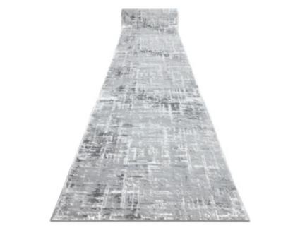 Passadeira Structural Mefe 8722 Dois Níveis de Lã Cinza Cinzento / Branco 60 cm