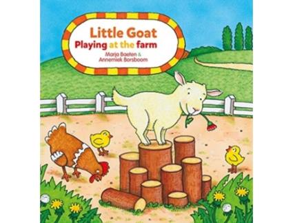 Livro little goat. playing at the farm de marja baeten (inglês)