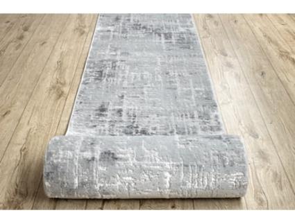 Passadeira Structural Mefe 8722 Dois Níveis de Lã Cinza Cinzento/Branco 90 cm