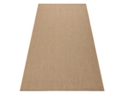 Tapete Sizal Floorlux 20580 Avião Cor Sólida - Natural / Café (200 x 290 cm)