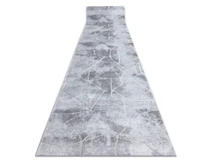 Passadeira Structural Mefe 2783 Mármore Dois Níveis de Lã Cinza Cinzento 90 cm