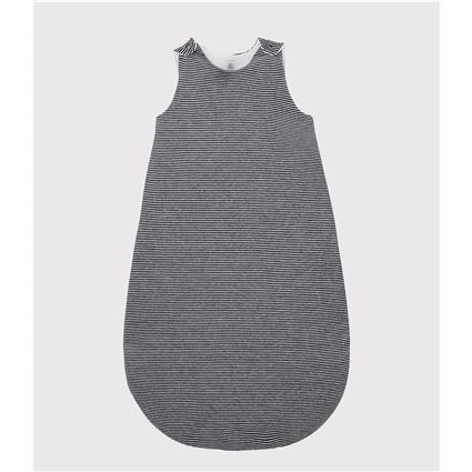 Petit Bateau Saco de bebé às riscas, em jersey