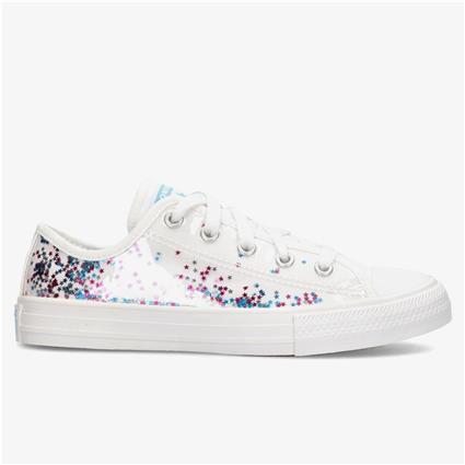 Converse Chuck Taylor All Star Glitter - Branco - Ténis Menina tamanho 31