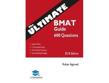 Livro the ultimate bmat guide: 800 practice questions de rohan agarwal (inglês)
