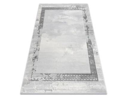 Tapete Lira E1473 Quadro, Grego Vintage Estrutural, Moderno, Glamour - Cinza (160 x 220 cm)