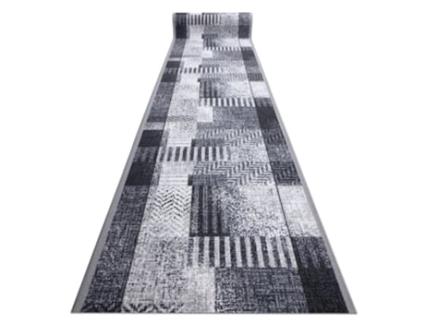 Passadeira Antiderrapante Essenza Cinzento 120 cm