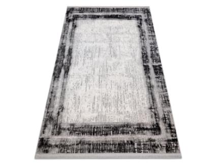 Tapete Moderno Tuls Estrutural, Franjas 51235 Vintage, Quadro Antracite (280 x 370 cm)