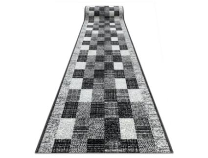 Passadeira Bcf Rafia Cinzento 100 cm